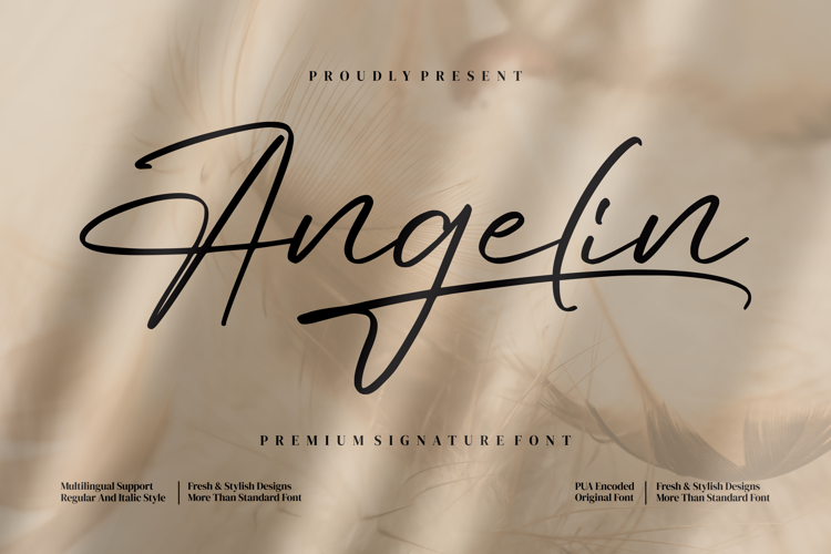 Angelin Font website image