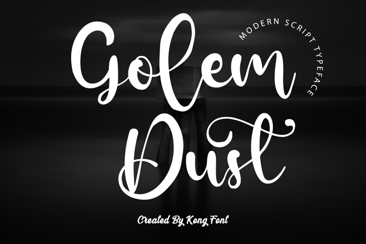 Golem Dust Font website image