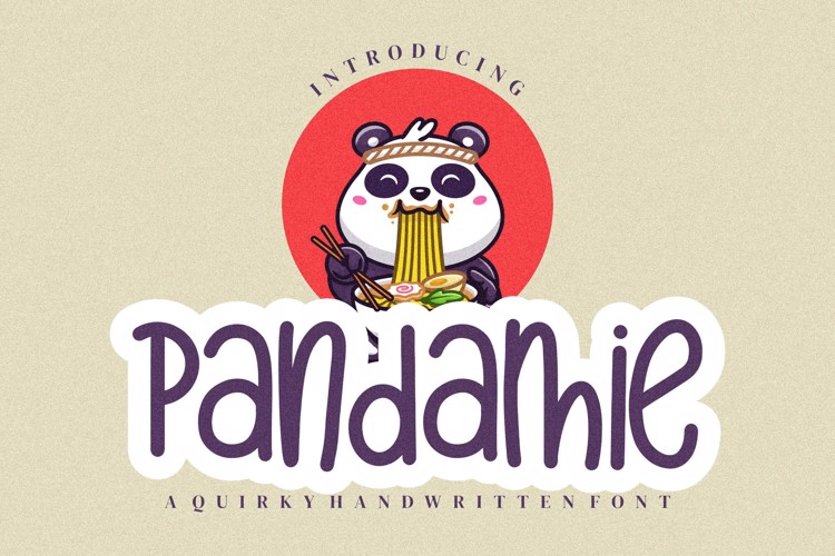 Pandamie Font website image
