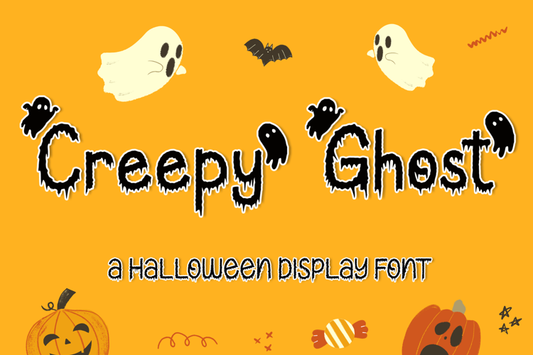 Creepy Ghost Font website image