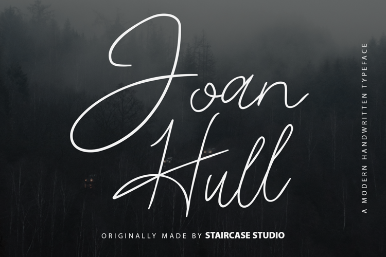 Joan Hull Font website image