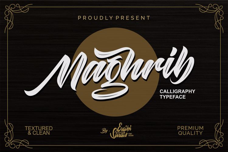 Maghrib Font website image