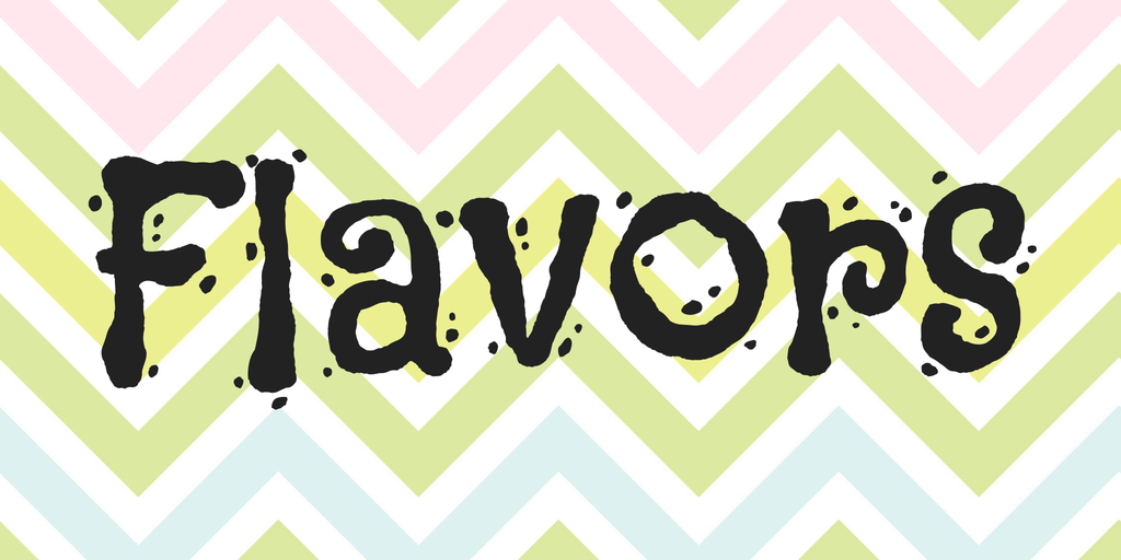 Flavors Font website image