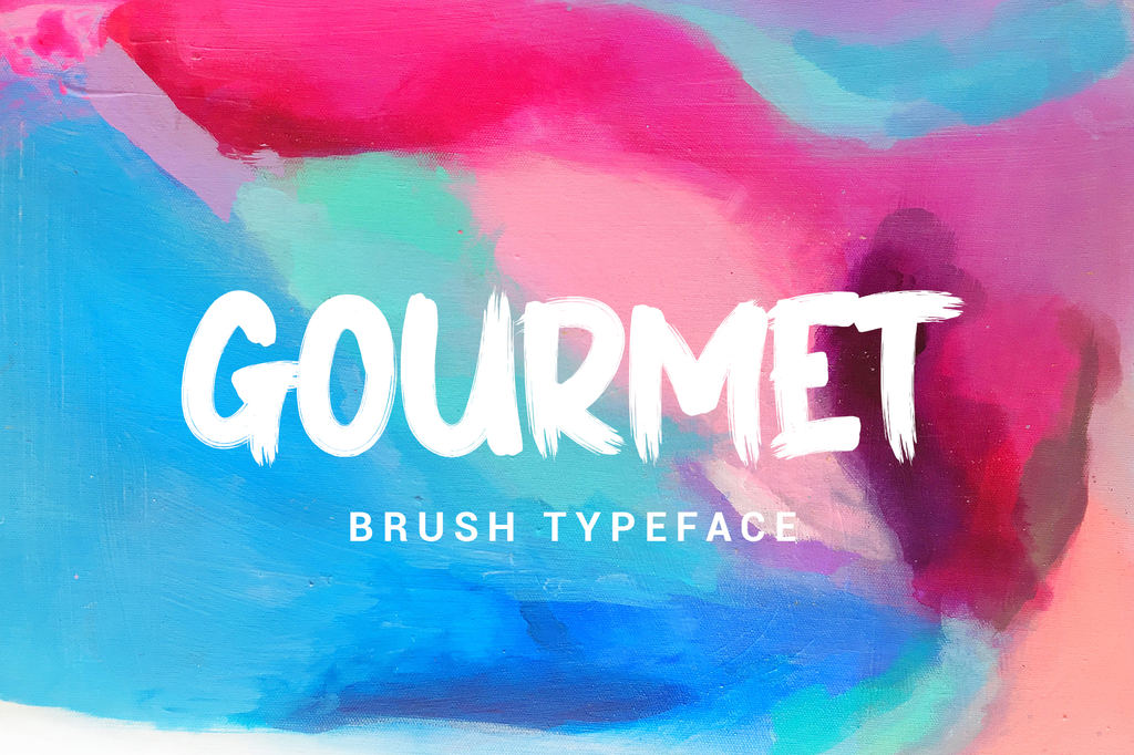 GOURMET Font website image