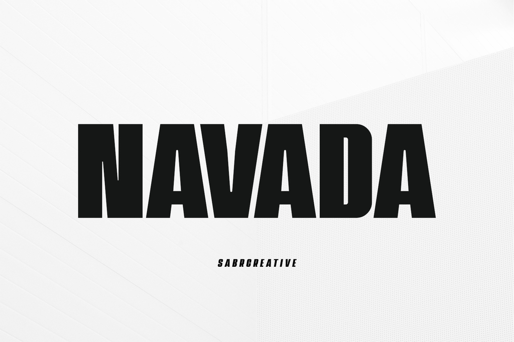 Navada Font Family website image