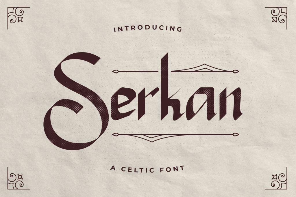 Serkan Free Trial Font website image