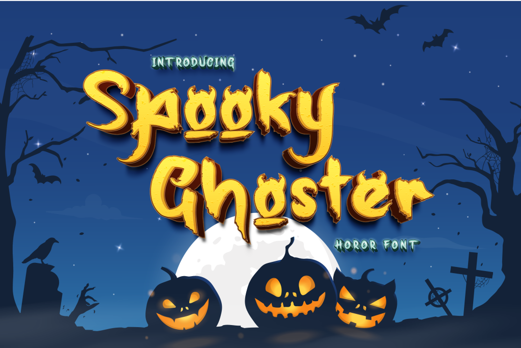 Spooky Ghoster Font website image
