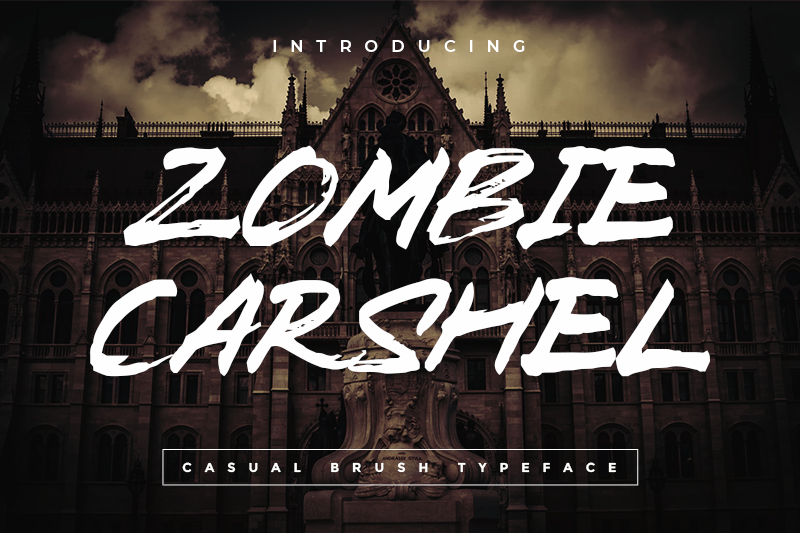 Zombie Carshel Font website image