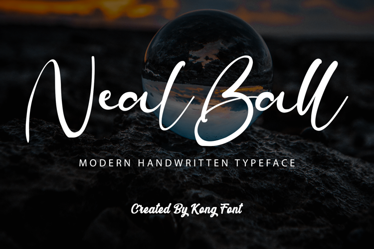 Neal Ball Font website image