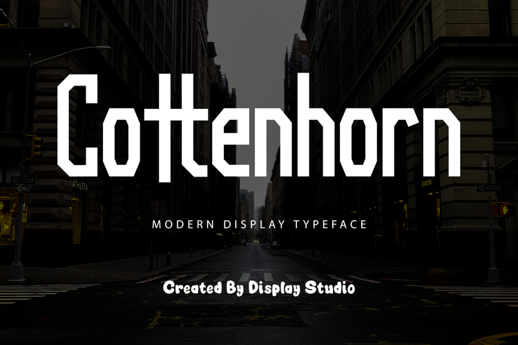 Cottenhorn Font website image