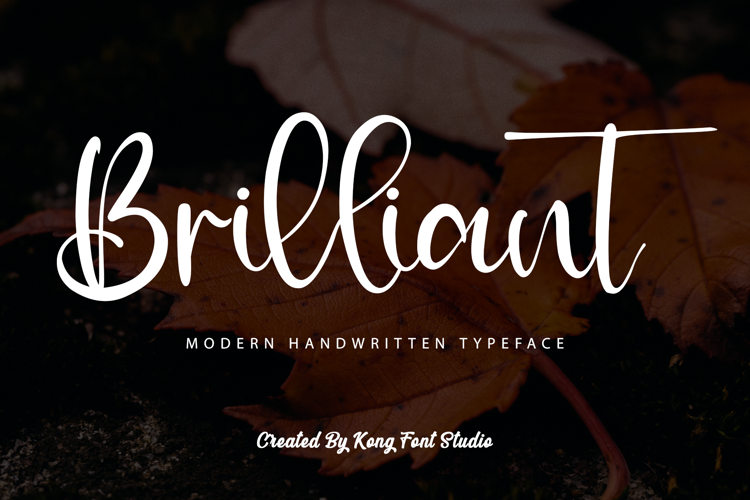 Brilliant Font website image