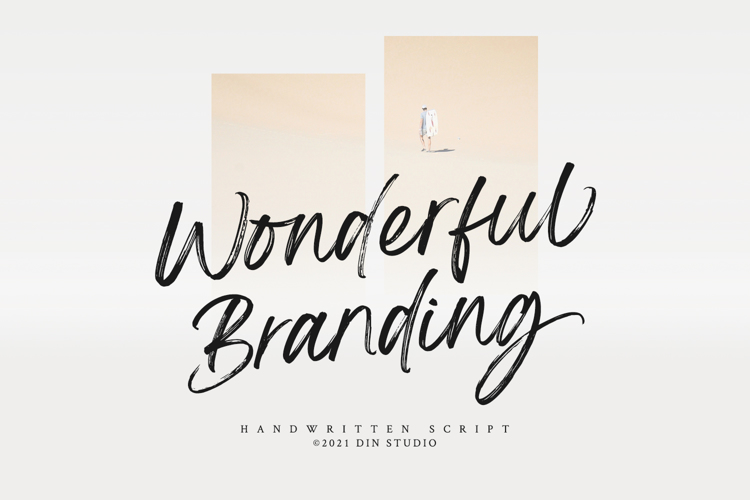 Wonderful Branding Font website image