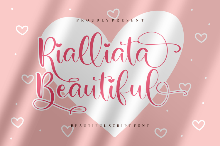 Rialliata Beautiful Font website image