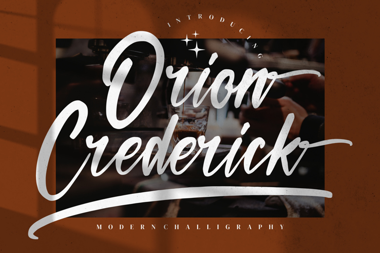 Orion Crederick Font website image