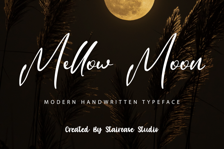 Mellow Moon Font website image