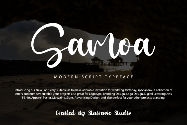 Samoa Font website image