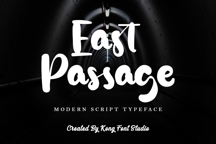 East Passage Font website image