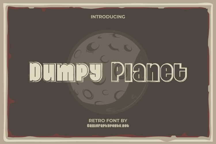 Dumpy Planet Font website image