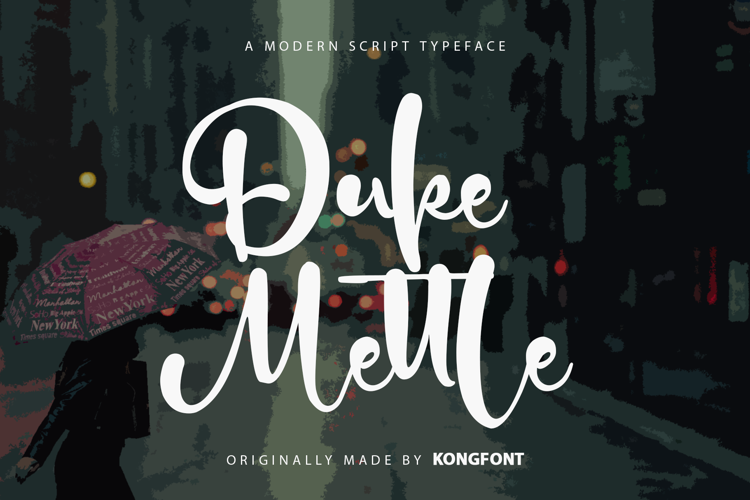 Duke Mettle Font website image