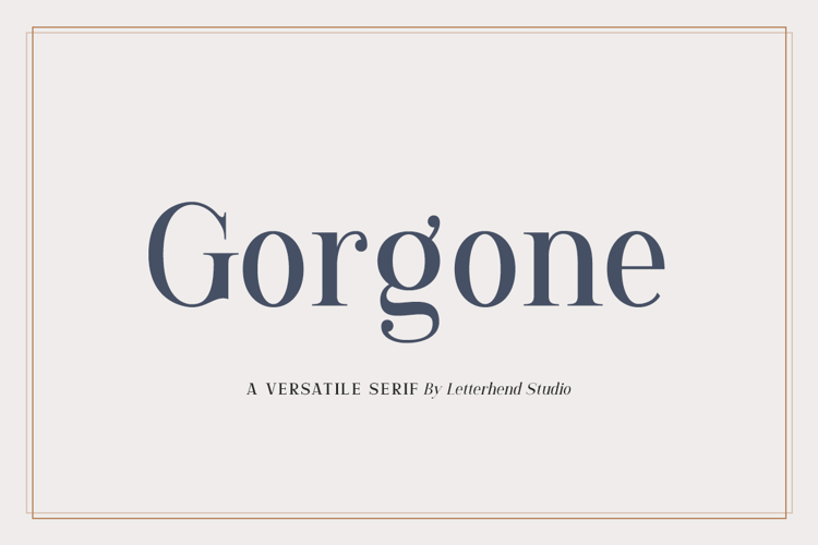 Gorgone Font website image