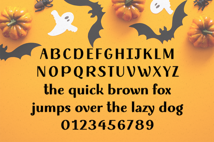 Wicked Halloween Font website image