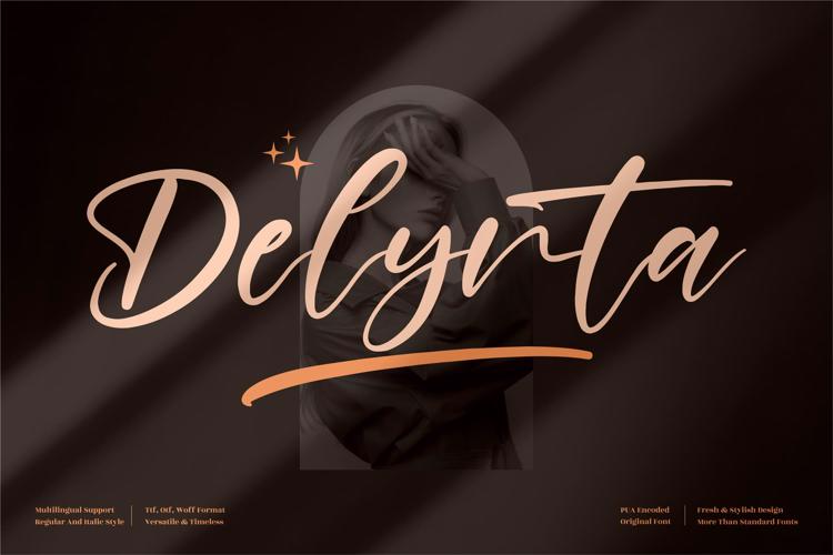 Delynta Font website image