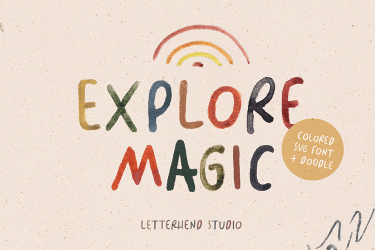 Explore Magic Font website image