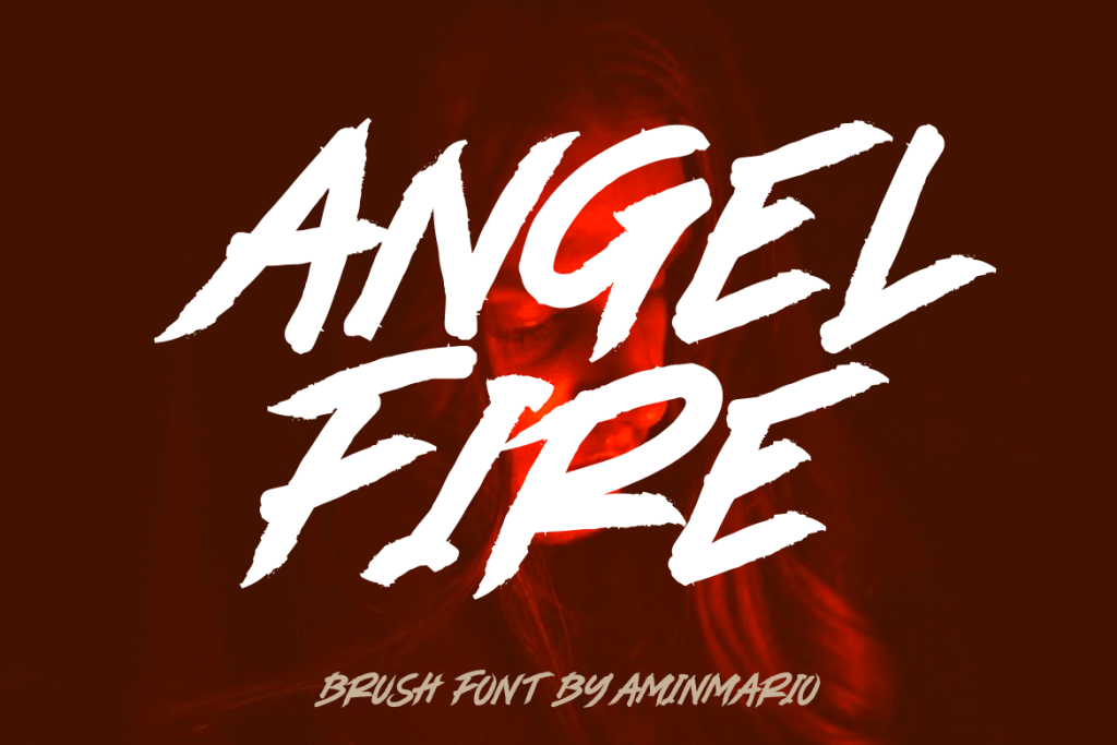 ANGEL FIRE Font website image