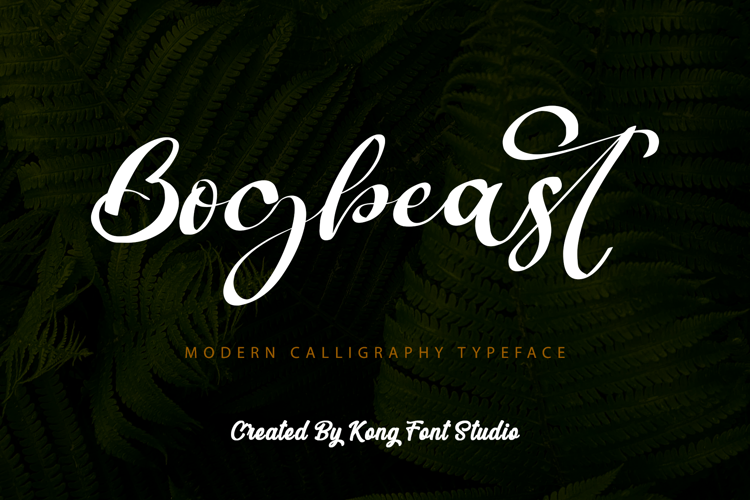 Bogbeast Font website image