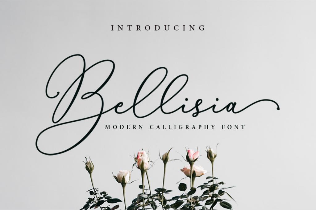 Bellisia Font website image