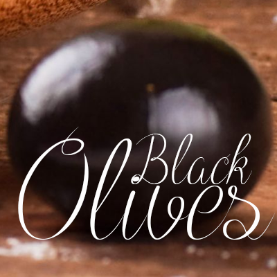 Black Olives Font website image