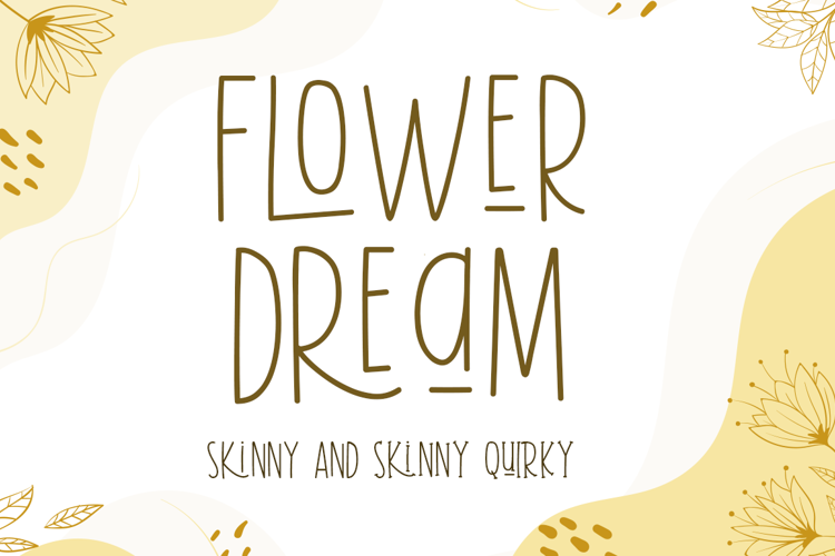 Flower Dream Font website image