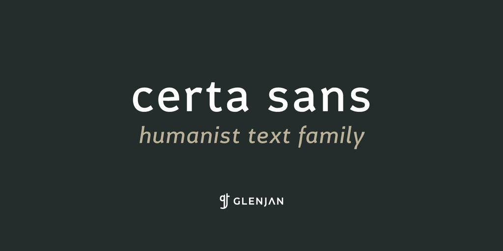 Certa Sans Font Family website image