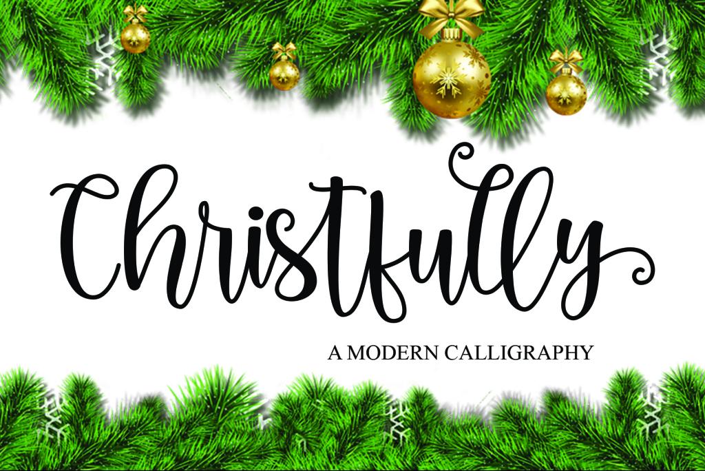 Christfully – Personal Use Font website image