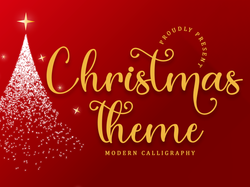 Christmas Theme – Personal Use Font website image