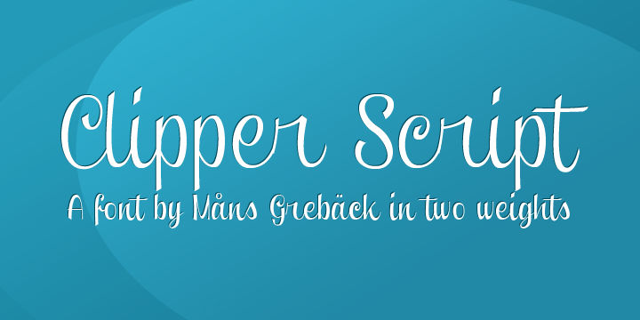 Clipper Script (Personal Use) Font Family website image