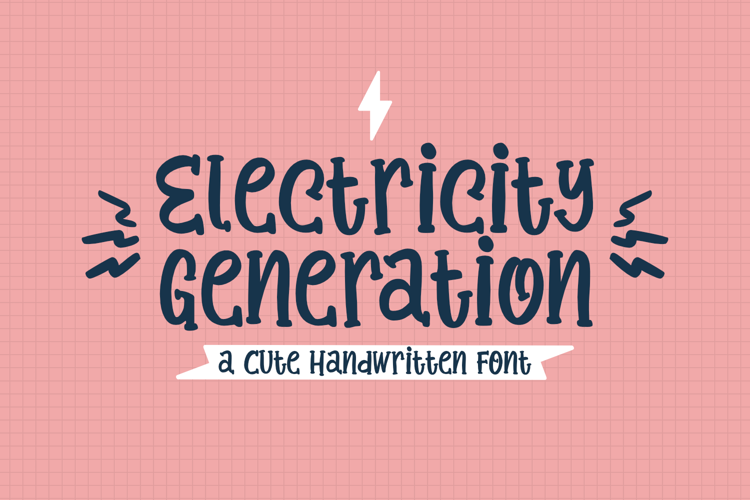 Electricity Generation Font website image