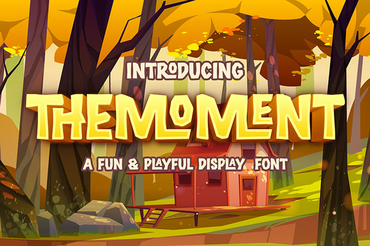 themoment Font website image
