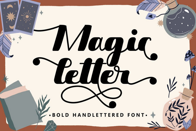 Magic Letter Font website image