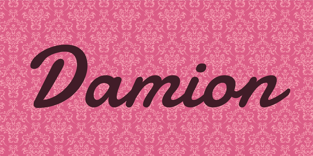 Damion Font website image