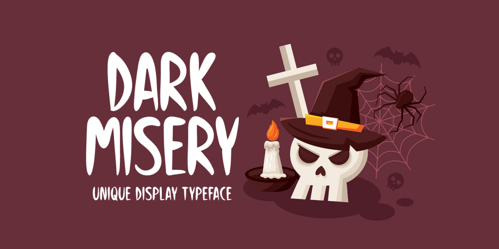 Dark Misery Font website image