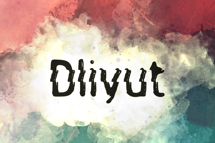 d Dliyut Font website image