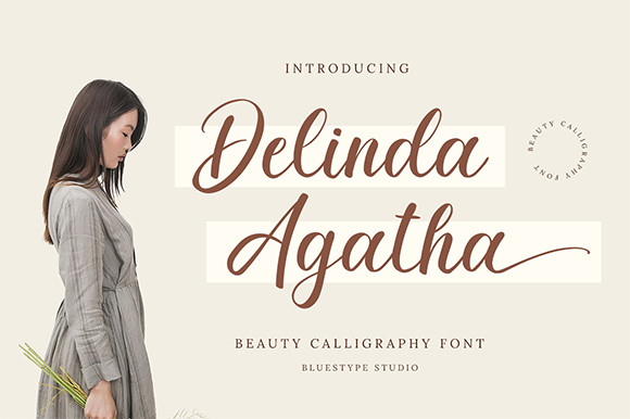 Delinda Agatha Font website image