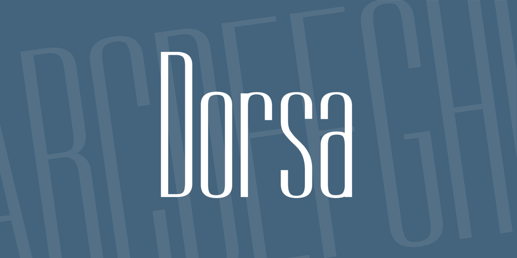 Dorsa Font website image
