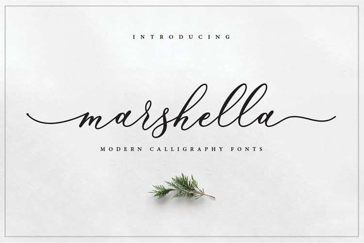 Marshella Font website image