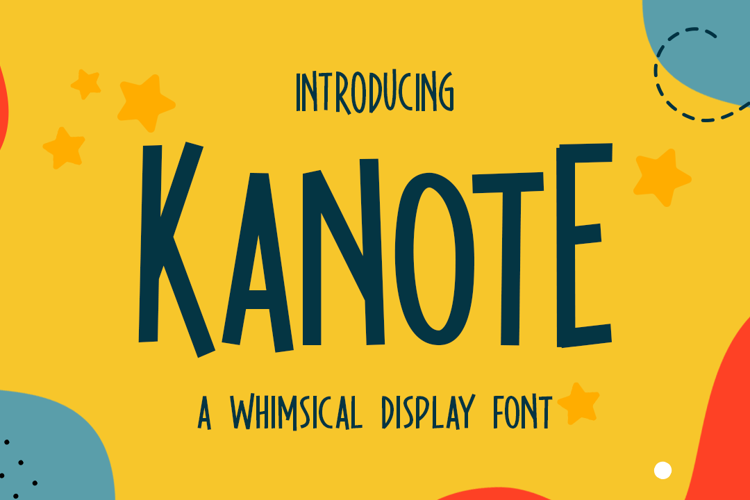 Kanote Font website image