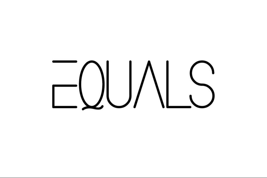Equals Demo Font website image