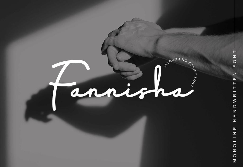 FannishaDemo Font website image