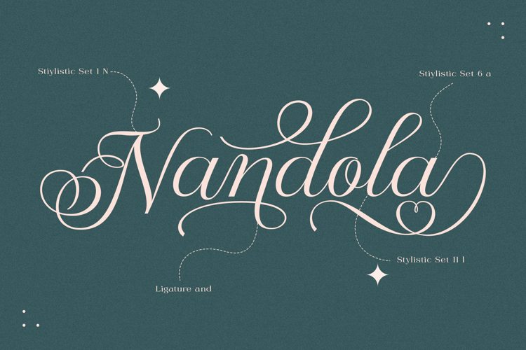 Nandola Font website image