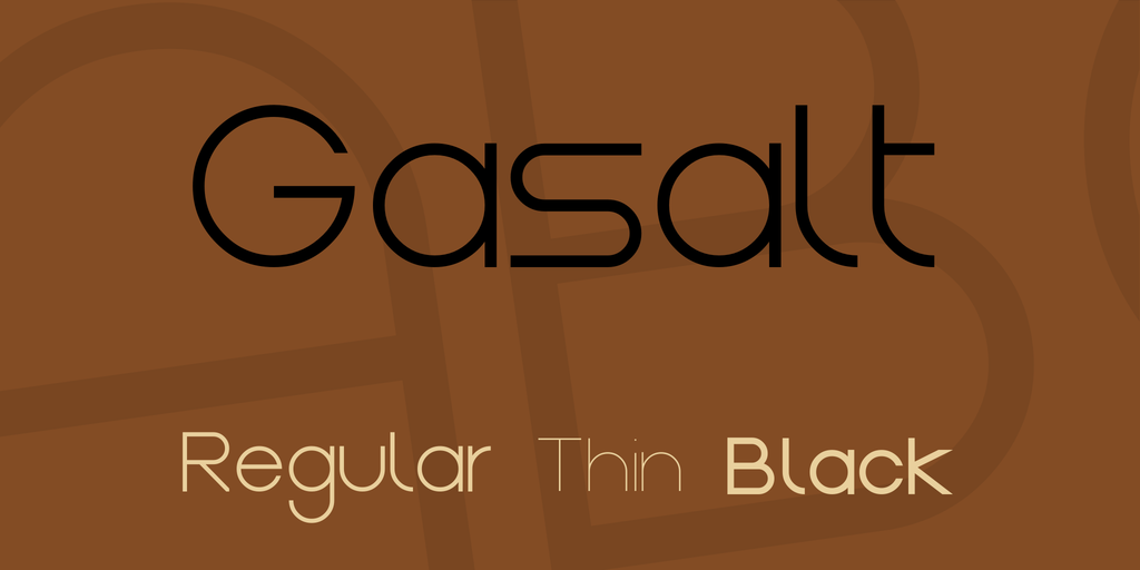 Gasalt Font Family website image